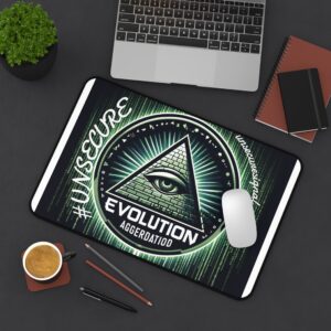 Evolution Illuminati Eye Desk Mat — Mystical Gaming Mousepad for Desks