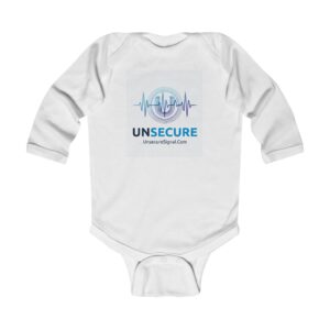 Unsecure 'Love the Noise' Infant Bodysuit — Baby Long Sleeve Onesie with Soundwave Logo