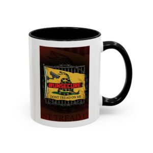 Coffee Mug — “#UNSECURE” Don’t Tread On Me Accent Ceramic Mug (11/15oz)